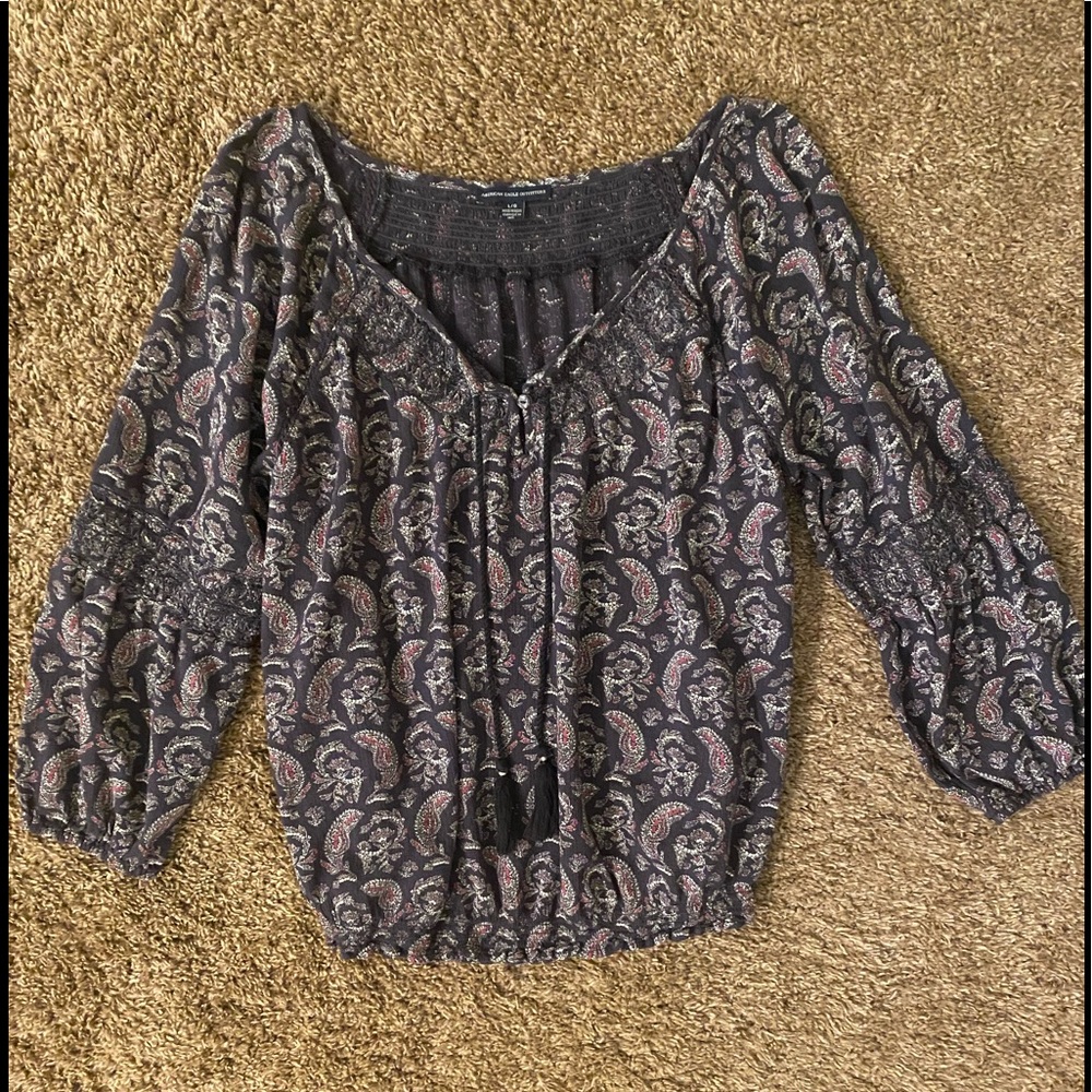 AE paisley print blouse